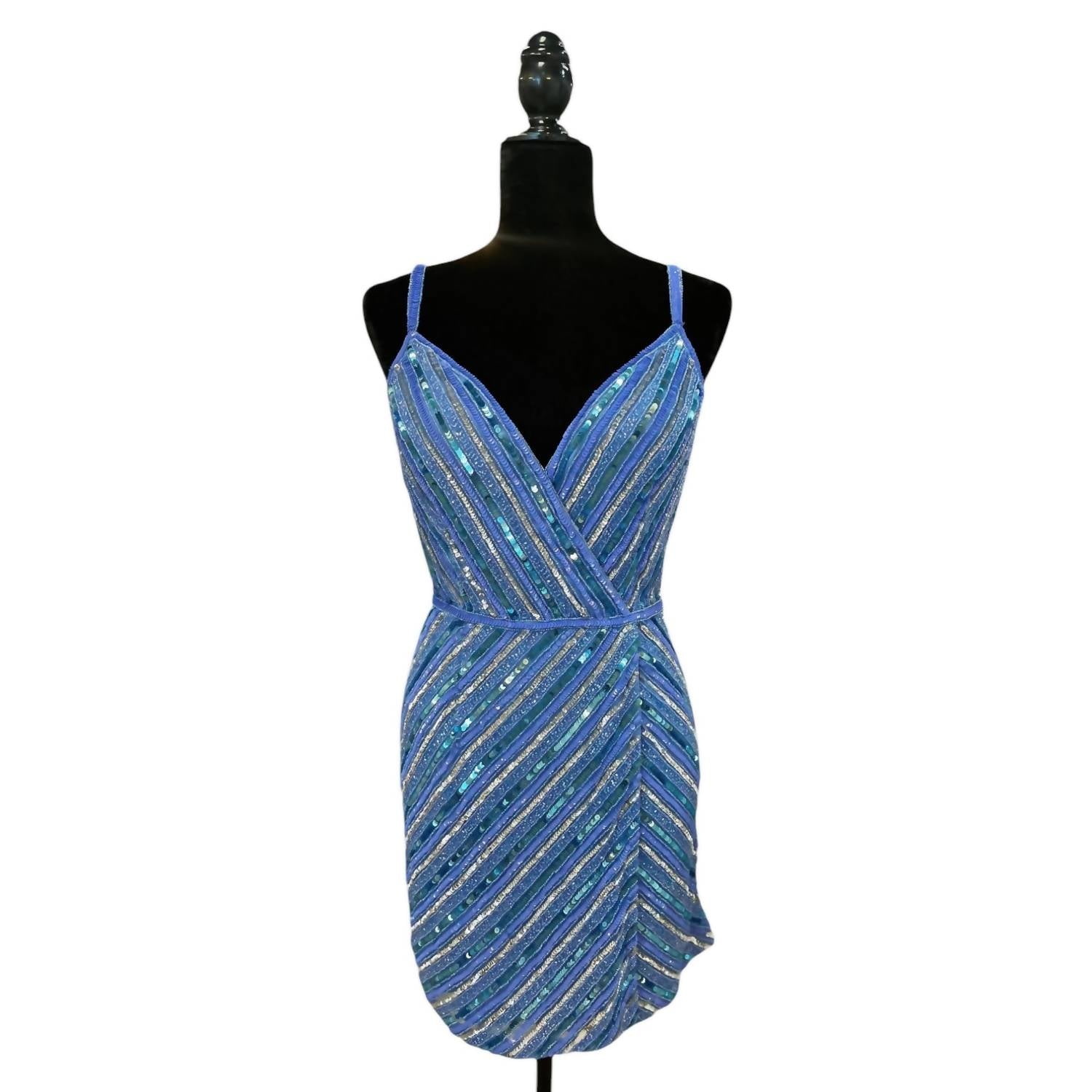 Scala - Women's Mini V Neck Dress