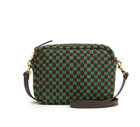 Clare V. - Women's Midi Sac Suede Woven Checker Crossbody Bag