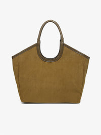 Jen & Co. Women's Piper Corduroy Tote Bag in taupe - women's bag