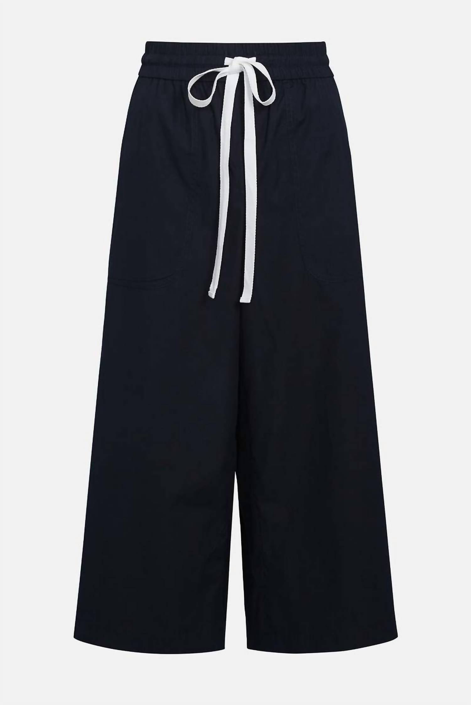 TWP Women's Cropped Main Street Pant in midnight - women's pants