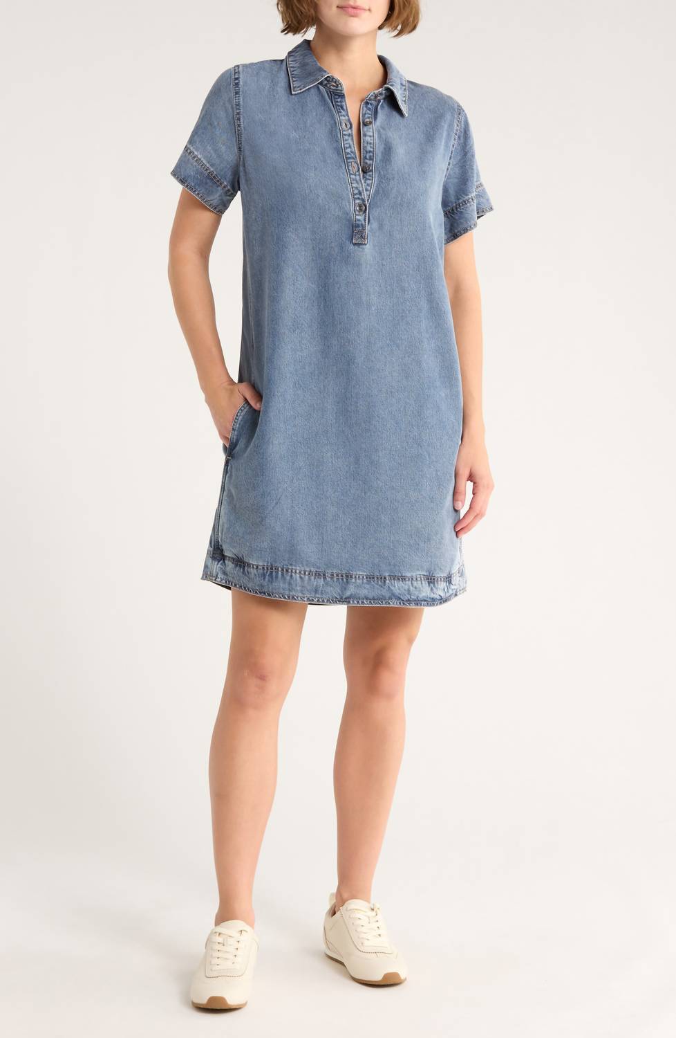 Splendid Sterling Mini Dress in indigo - women's dress