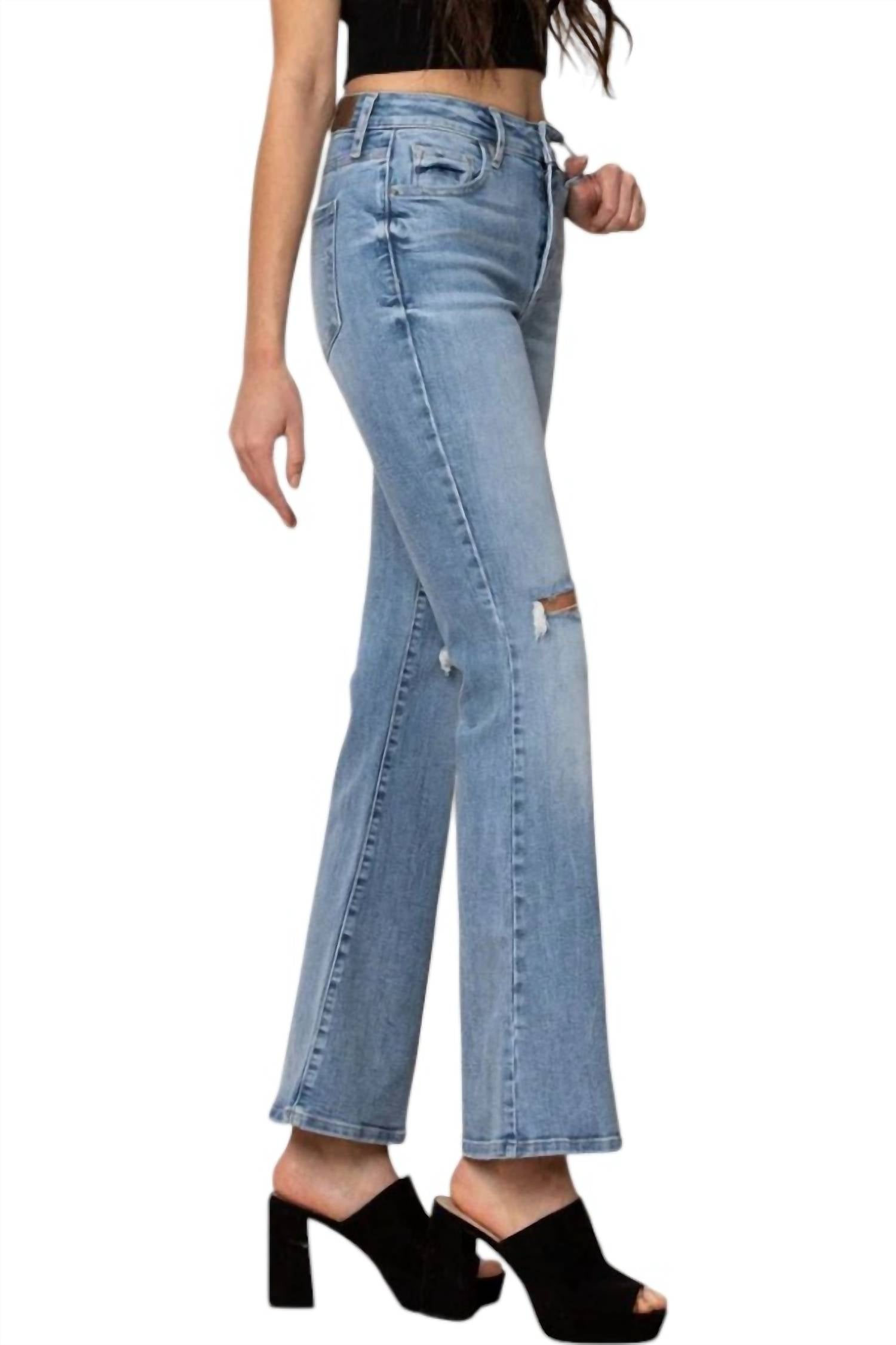 Hidden - Kiki Mid Rise Flare Jeans