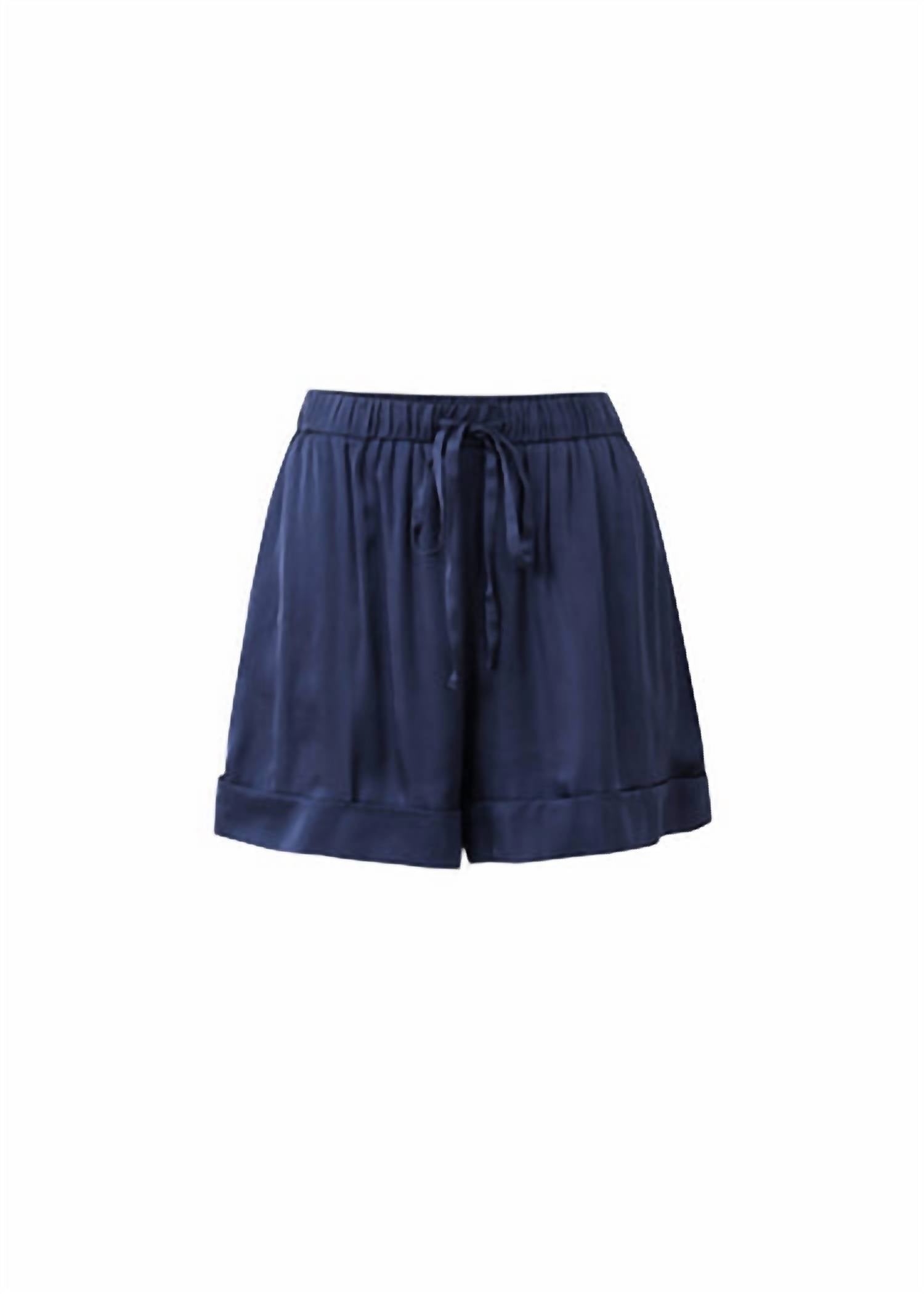 Frnch - Chelly Satin Drawstring Shorts