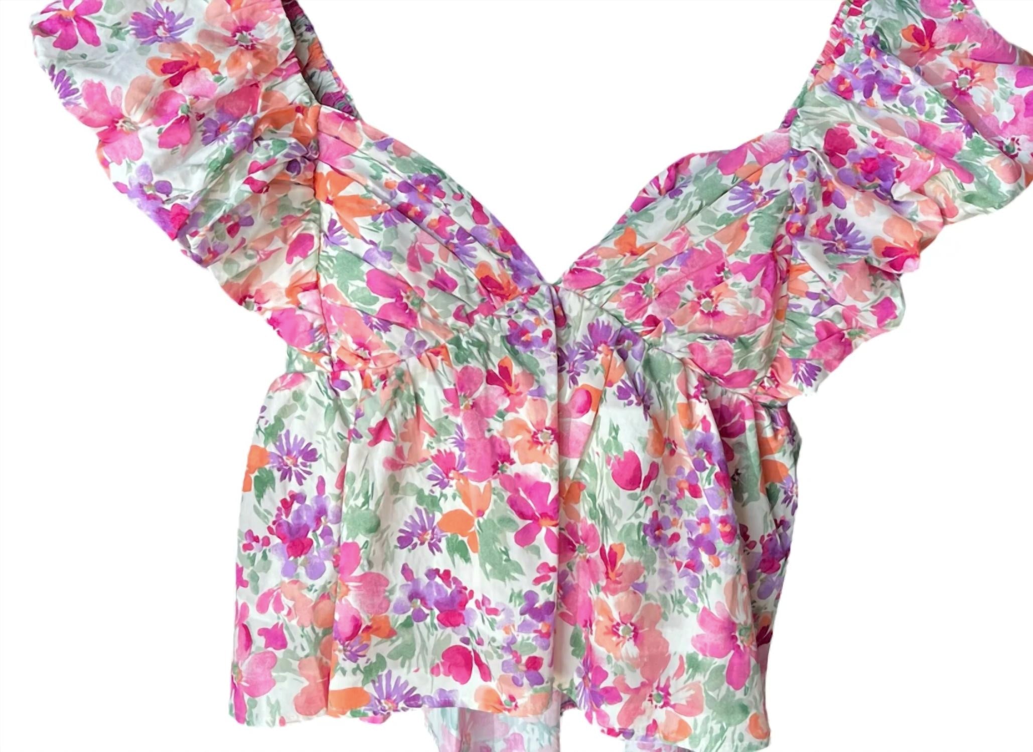 Meet Me In Santorini - Women's Blossom Carnival Top