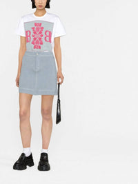 Barrie - Cashmere Cotton Denim Mini Skirt