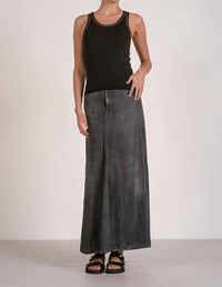 Elan - Women's Lara Contrast Knit Tank Top