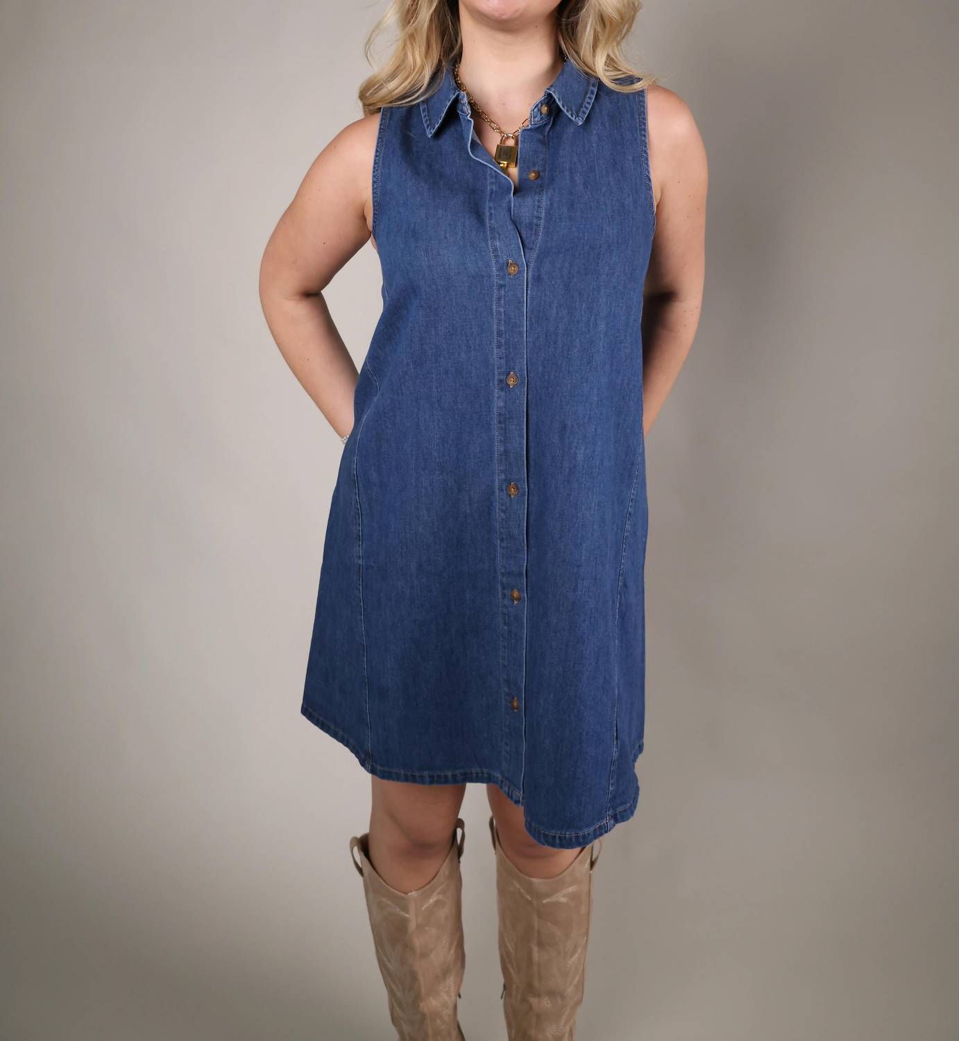 Z Supply - Women's New Day Denim Mini Dress