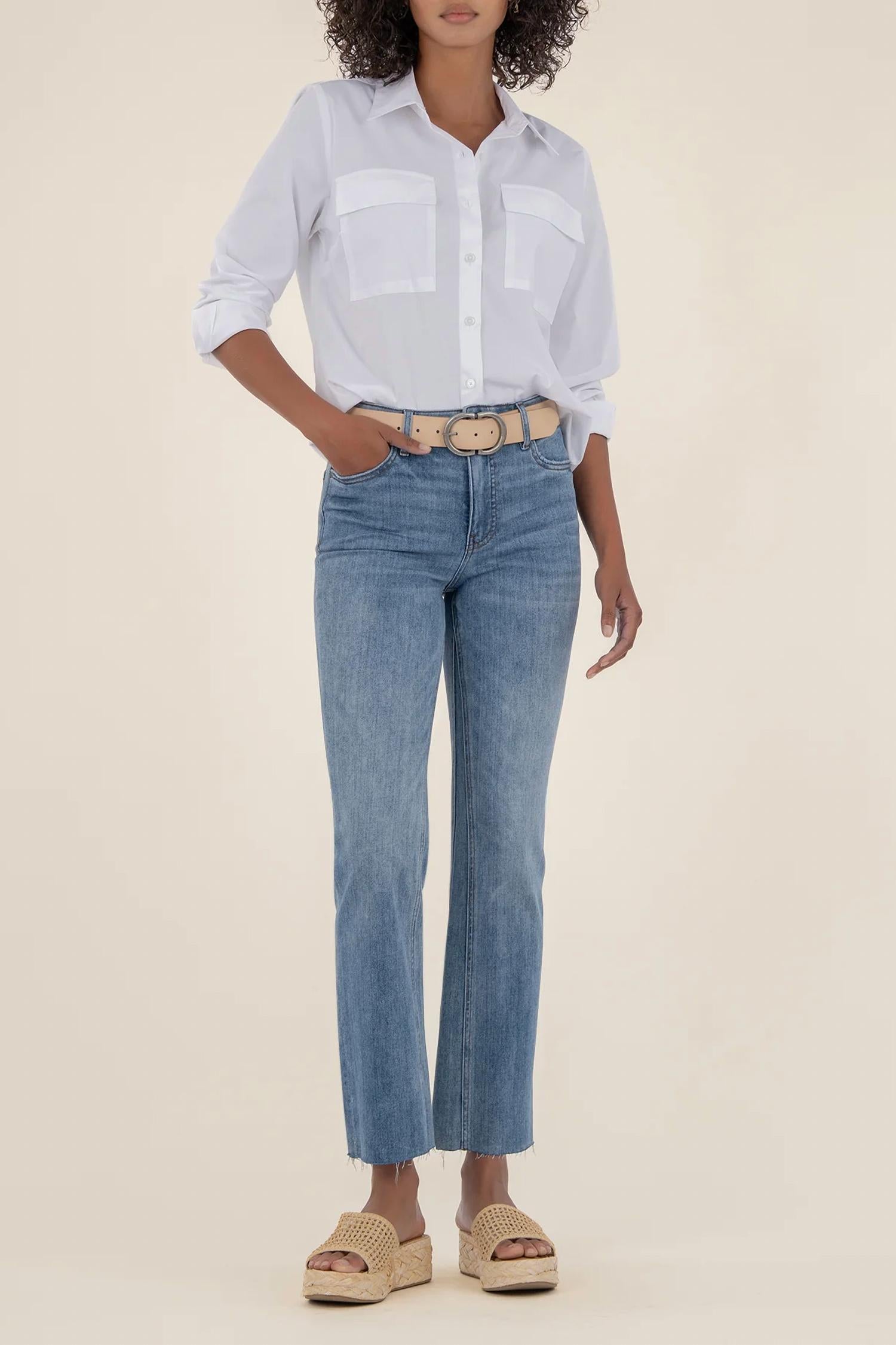 Kut From The Kloth - Kelsey High Rise Ankle Flare Jeans