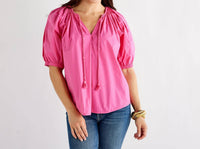 Caryn Lawn - Gia Tie Neck Top