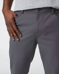 Vuori Meta Athletic Slim Fit Pant in charcoal - men's pants - view 4