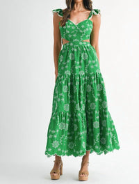 Mable - Garrison Eyelet Midi Dress