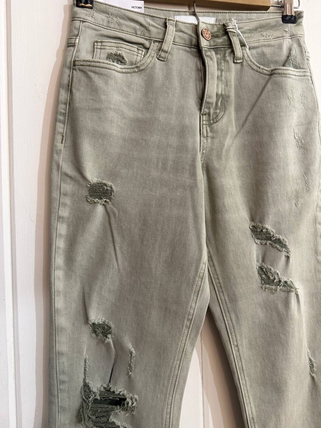 Vervet By Flying Monkey - Women's High Rise Crop Jean