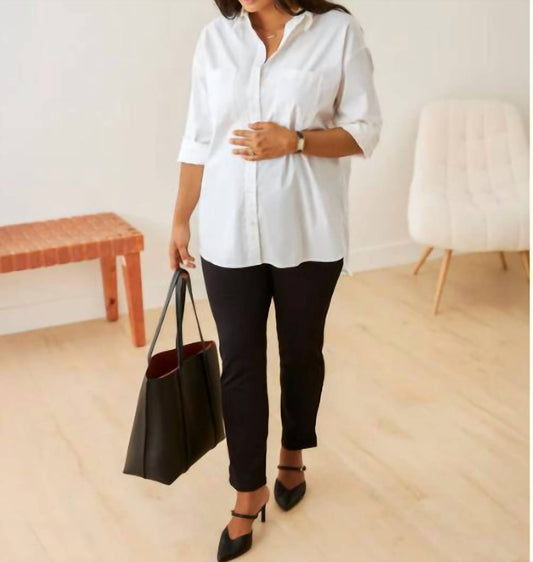 Kindred Bravely - Poplin Maternity Nursing Button Up Shirt