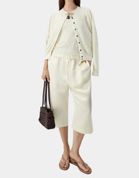 Cordera - Linen And Cotton Flecked Cardigan