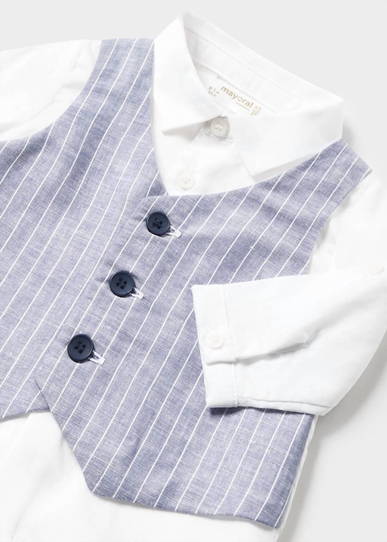 Mayoral - Kid's 3pc Short Vest Set