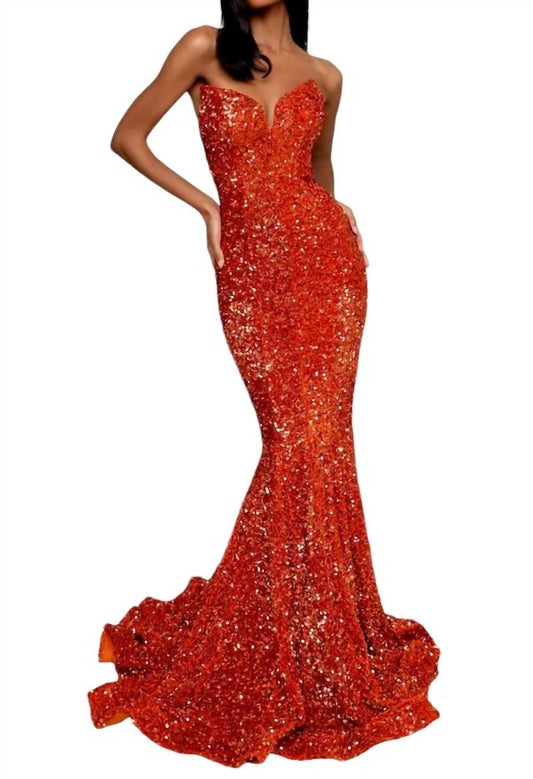 Portia&Scarlett - STRAPLESS LONG PROM DRESS