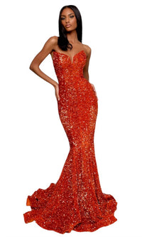 Portia&Scarlett - STRAPLESS LONG PROM DRESS