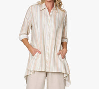 Stella Carakasi - Striped True Form Shirt