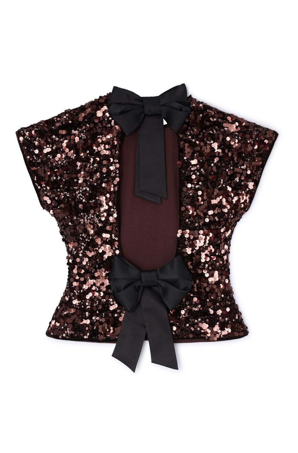 Ganni - Women's Velvet Sequins Top