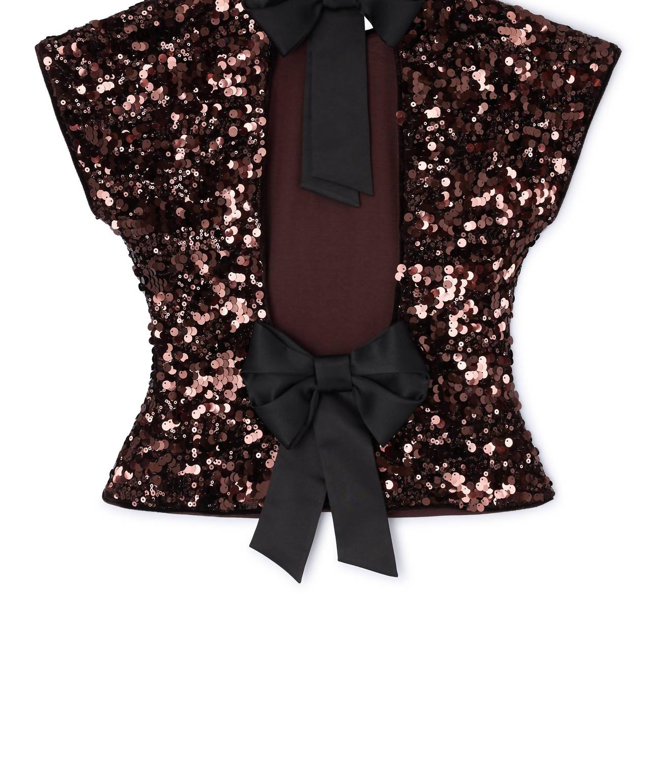 Ganni - Women's Velvet Sequins Top