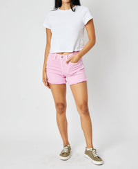 Judy Blue - Strawberry Kiss Shorts