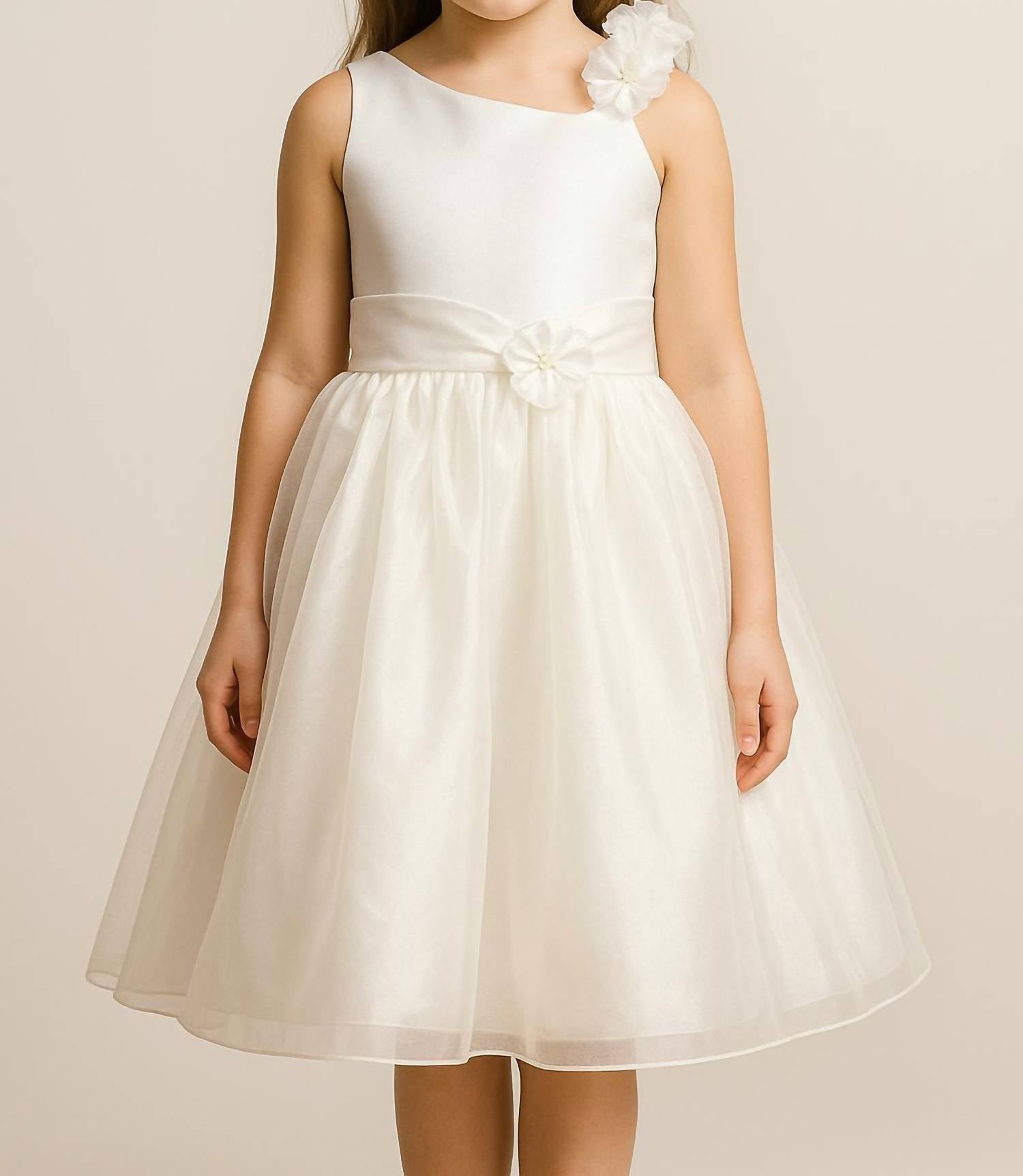 Tha Canadian Profile - Communion Dress With Italian Organza