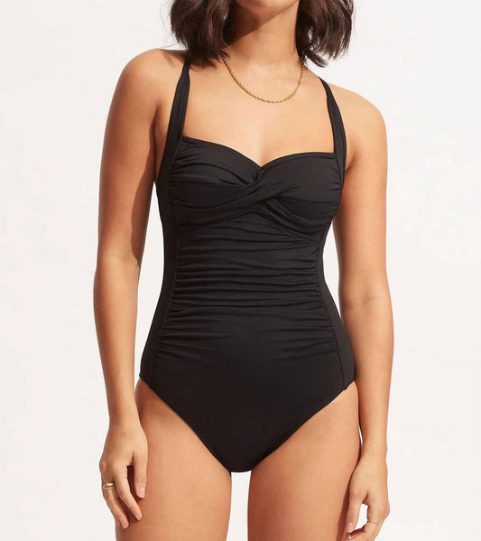 Seafolly - Twist Halter One Piece