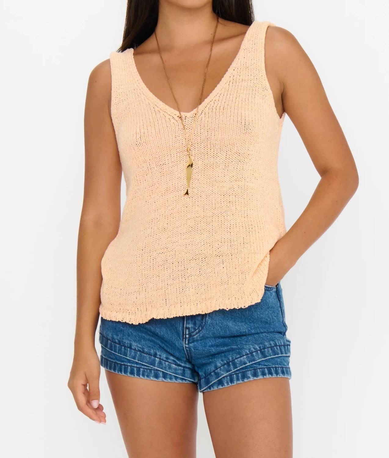 Show Me Your Mumu - Carefree V-neck Tank Top