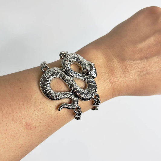 Jagged Halo Jewelry - Women's Python Bracelet