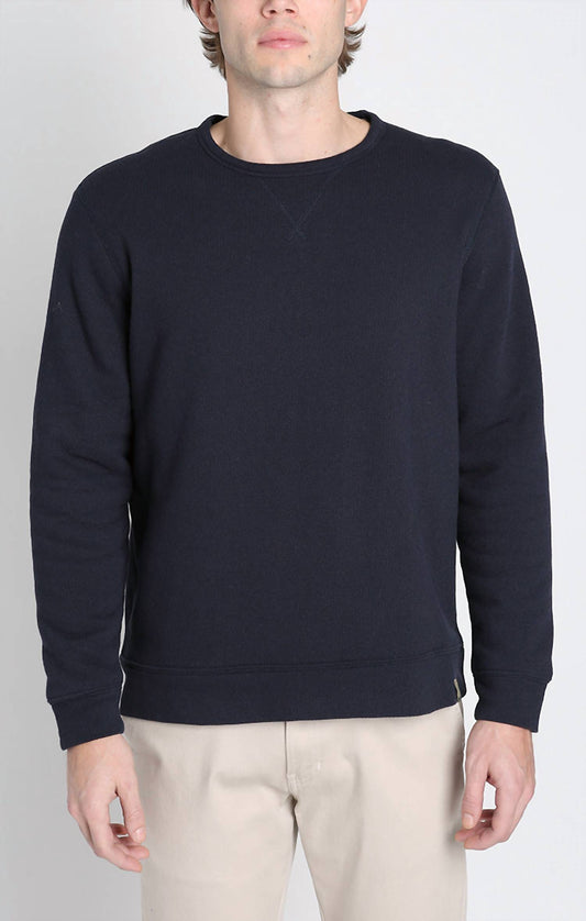 Jachs New York - Kent Recycled Jacquard Sherpa Lined Crewneck Sweater