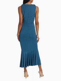 Cinq A Sept - Mika Surplice Ruched Midi Dress