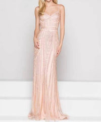 Glow On 5Th - Embellished Maxi prom Ballroom Gown Dress