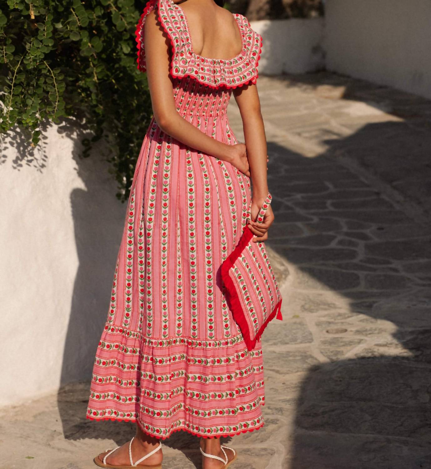 Pink City Prints - Carrie Midi Dress