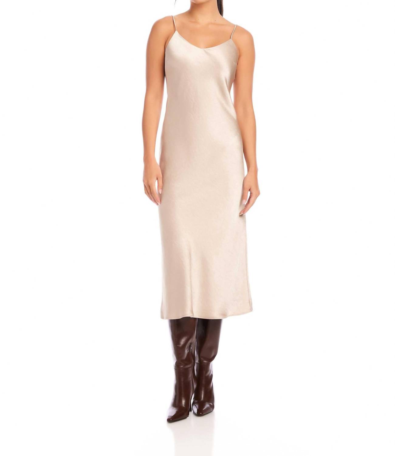 Fifteen Twenty - Bias Slip Midi Dress
