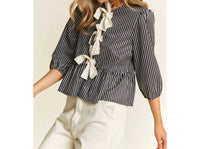 Sweet Generis - Striped Babydoll Top