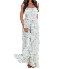 In February - Quiet Detail Floral Maxi Dress
