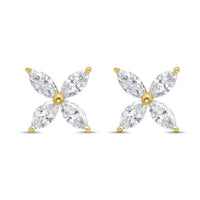 Diana M Jewels - Women's Marquise Lab-grown Diamond Stud Earrings (5.00 Tcw) - Statement
