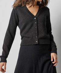 Lilla P - V-neck Sparkle Cardigan
