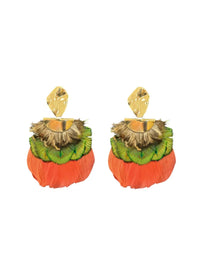Federika Padula - Women's Double Feather Earrings