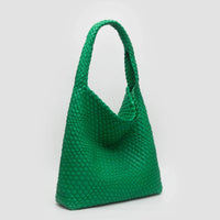 Mimi Wholesale - Women's Tiara Woven Hobo Tote Bag With Pouch