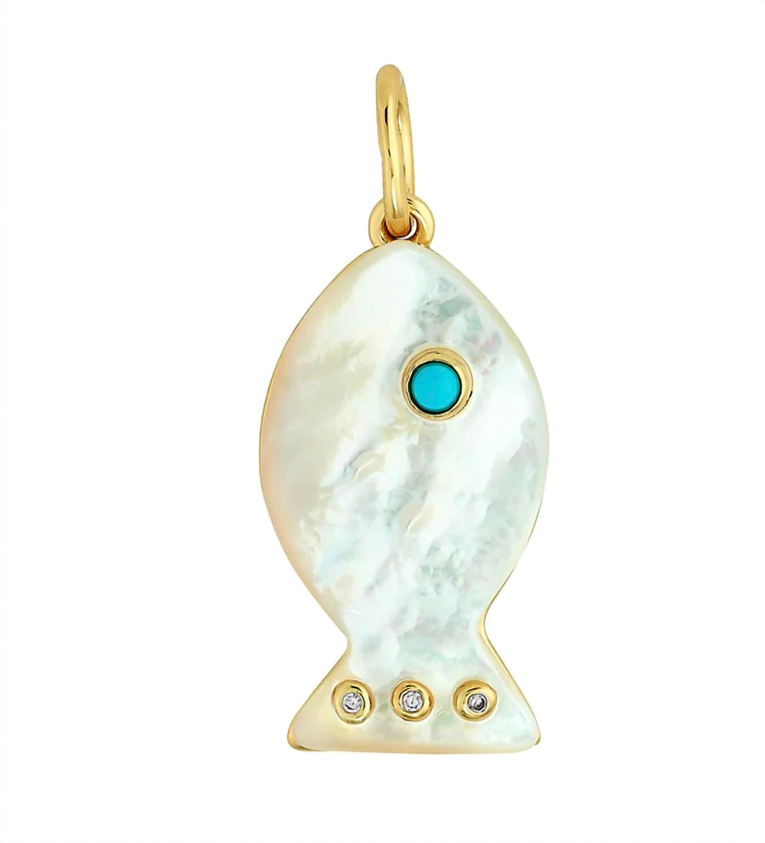 Asha - Madaket Fish Mother of Pearl Charm