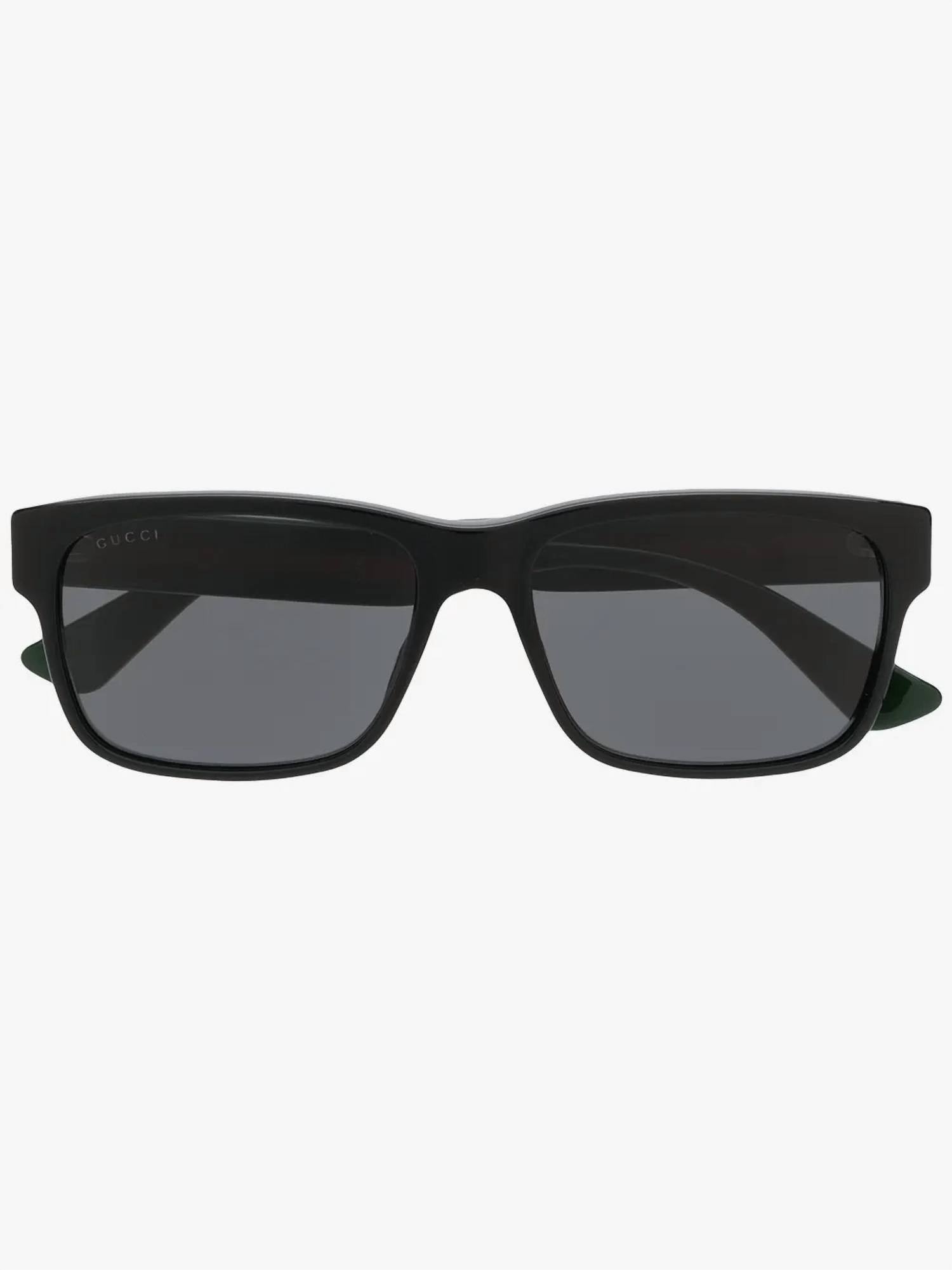 Gucci - Men's Web Stripe Motif Non-polarized Sunglasses