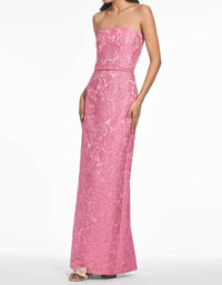 Sachin & Babi - Sophia Jacquard Column Gown