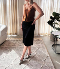 Sablyn - Gloria V Neck Bias Cut Cami