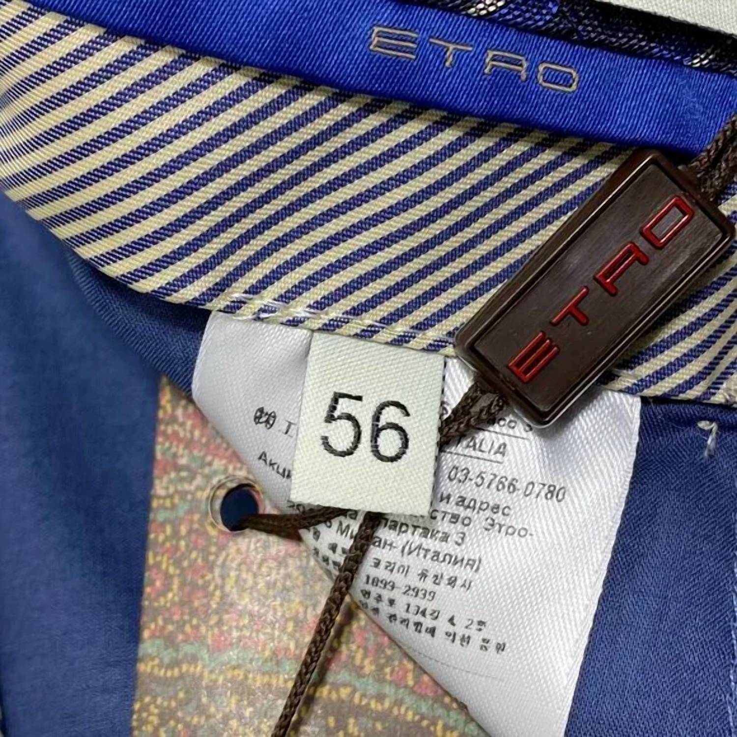 ETRO Men's Straight Leg Cotton Blend Bermuda Shorts in sugar paper blue - men's shorts - view 6