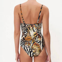 Camilla - Plunge Cup One Piece With Trim