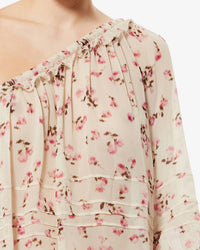ISABEL MARANT Loeva Top in beige - women's blouse - alternate view