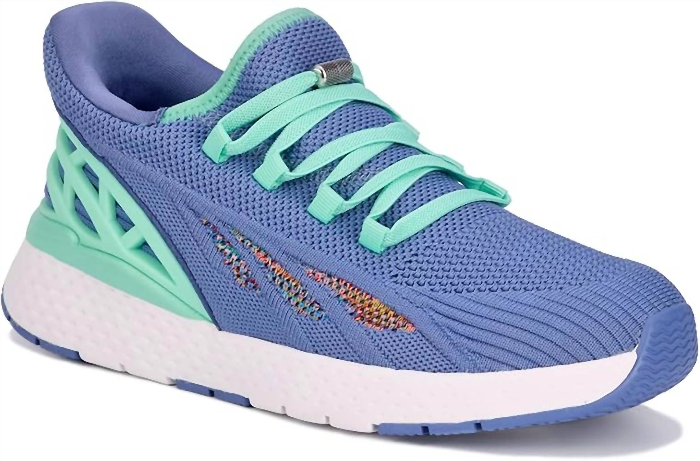 DREW Women's Halo Anti Slip Sneakers in blue mesh combo - women's sneaker