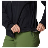 Columbia OmniTech AmpliDry II Shell Jacket in black - women's jacket - alternate view