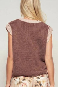 Urban Daizy - Horseshoe Crochet Knit Vest
